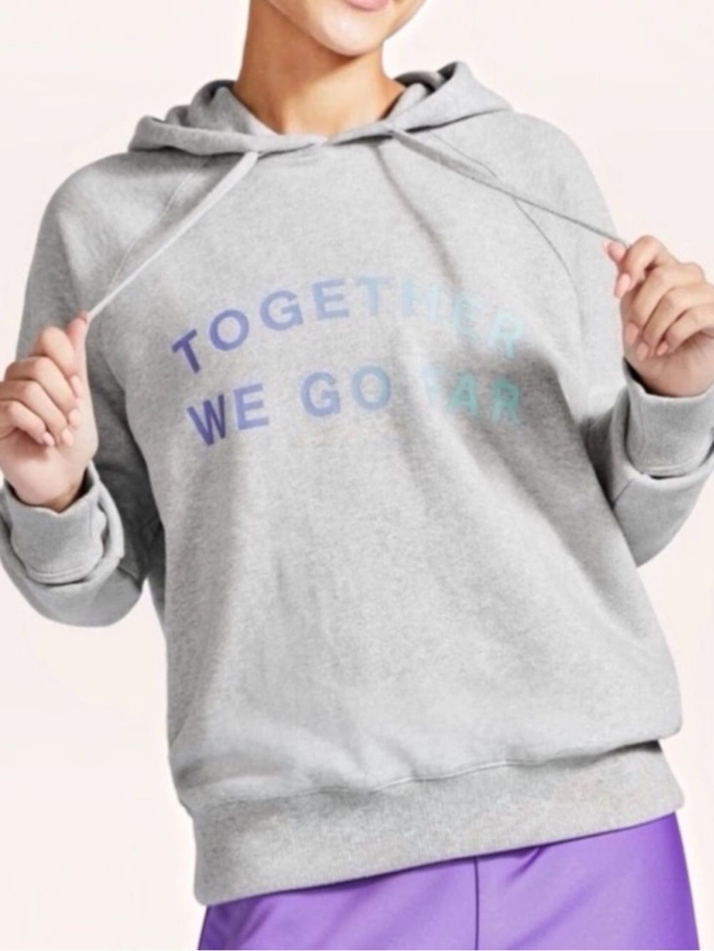 NWT Peloton Spiritual Gangster Together We Go Far Hoodie Sweatshirt Medium